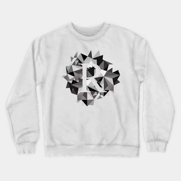 R for Crewneck Sweatshirt by ckai